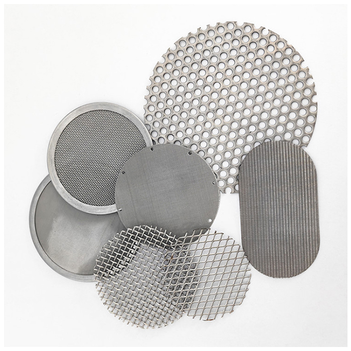 Metal wire mesh filter disc