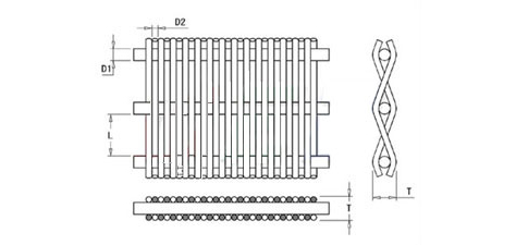 2.Dense plain weave reverse insert weave